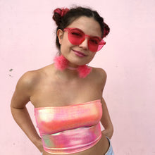 Load image into Gallery viewer, Baby Pink Fluffy Earrings