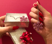 Load image into Gallery viewer, Snowflake Earrings - 4 Colors