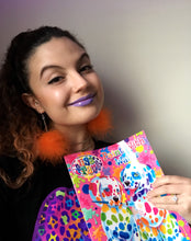 Load image into Gallery viewer, Blue Fluffy Earrings
