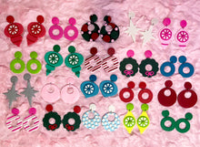 Load image into Gallery viewer, 2021 Retro Holiday Earring Collection