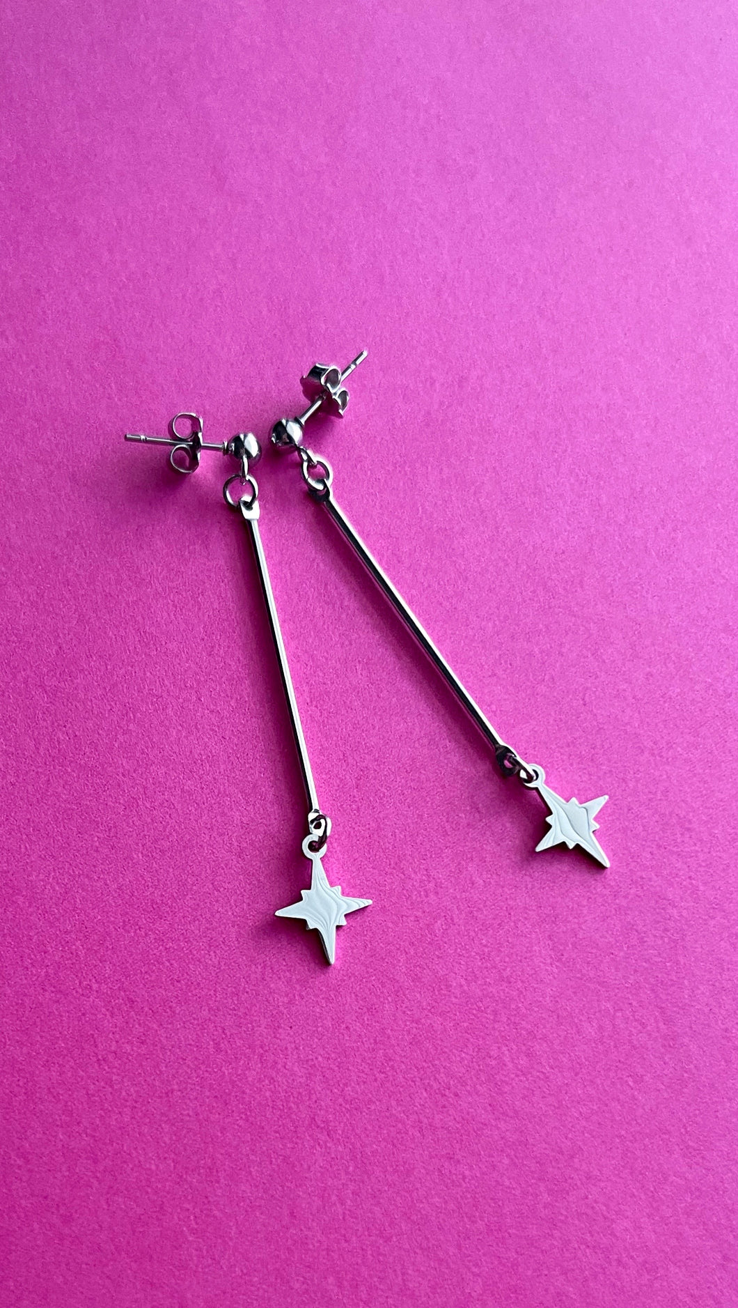 Starbust Stainless Steel Earrings - DECEMBER