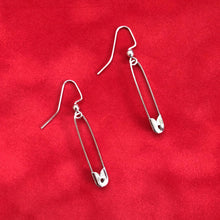 Load image into Gallery viewer, Small Safety Pin Earrings
