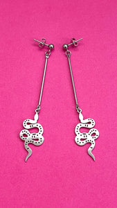 Snake Stainless Steel Earrings - APRIL