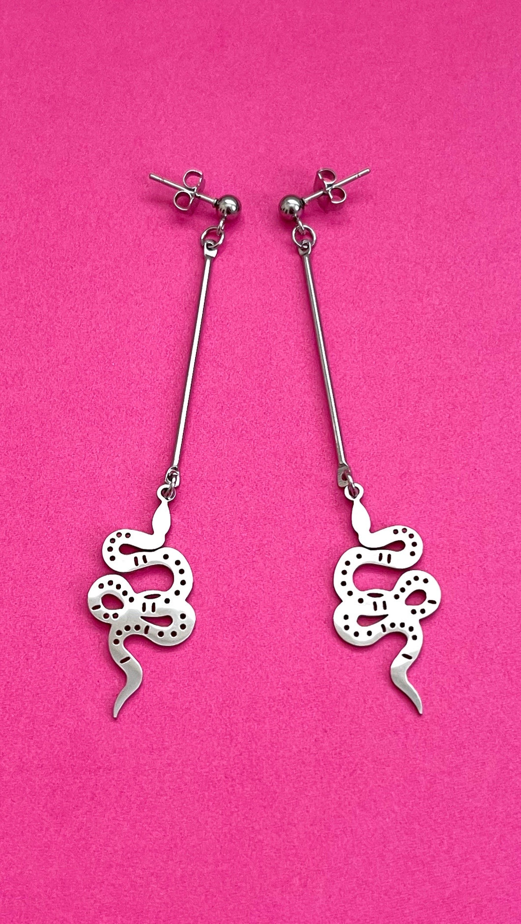 Snake Stainless Steel Earrings - APRIL