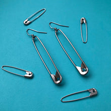 Load image into Gallery viewer, Large Safety Pin Earrings
