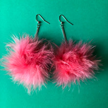 Load image into Gallery viewer, Strawberry Fluffy Earrings
