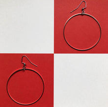 Load image into Gallery viewer, Silver Hoops
