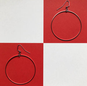 Silver Hoops