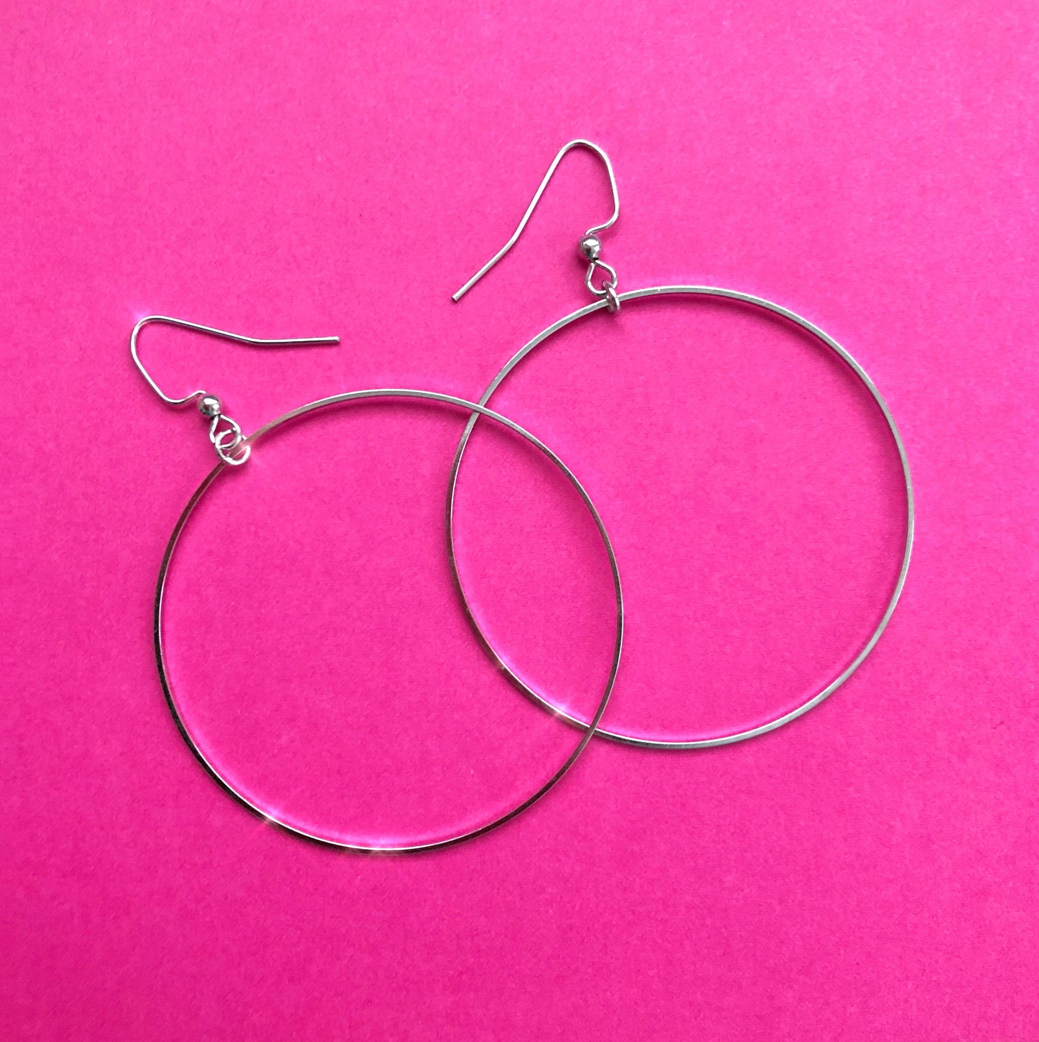 Buy Silver Hoop Earrings Large Hoop Earrings Silver Hoops Big